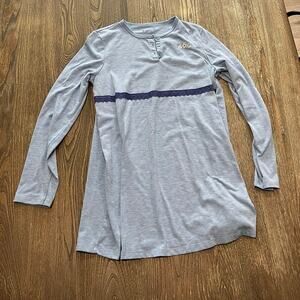 American Girl Youth Polar Bear Pajama Top Long Sleeve Pullover Blue Size XL